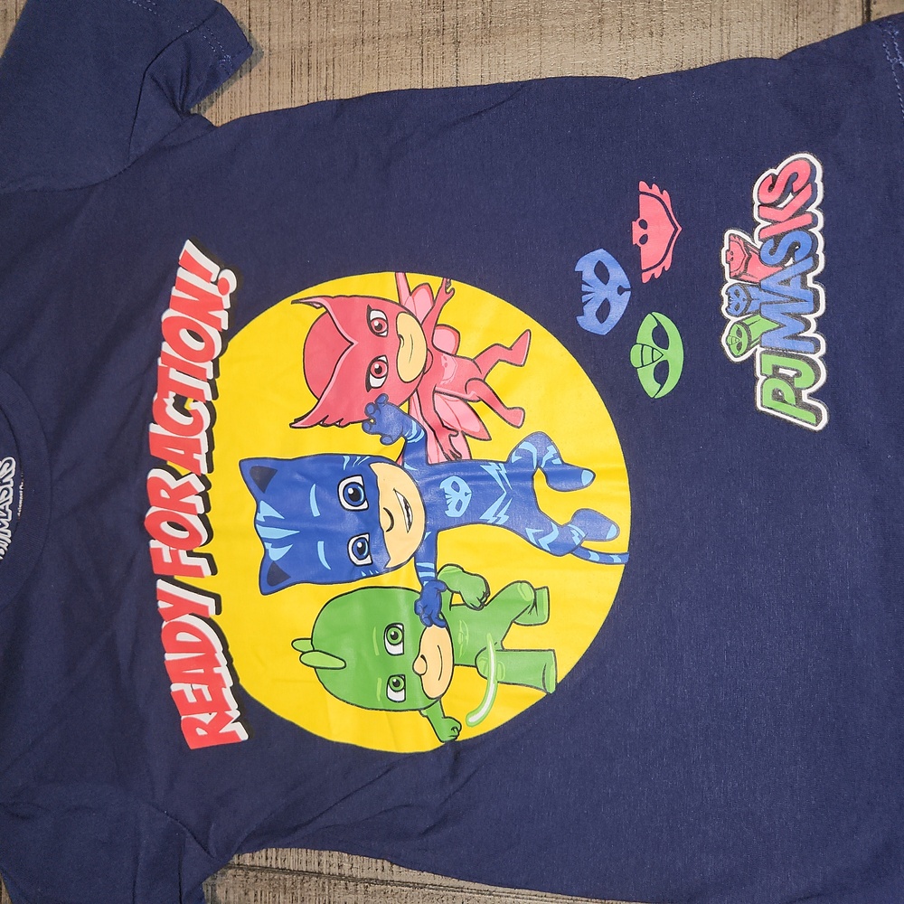 NWT PJ Masks Kids T-Shirt - Blue - Picture 2 of 4